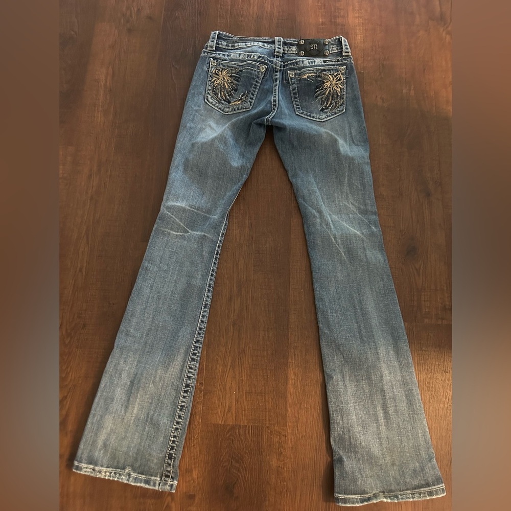 Miss Me Embellished Blue Boot Cut Jeans